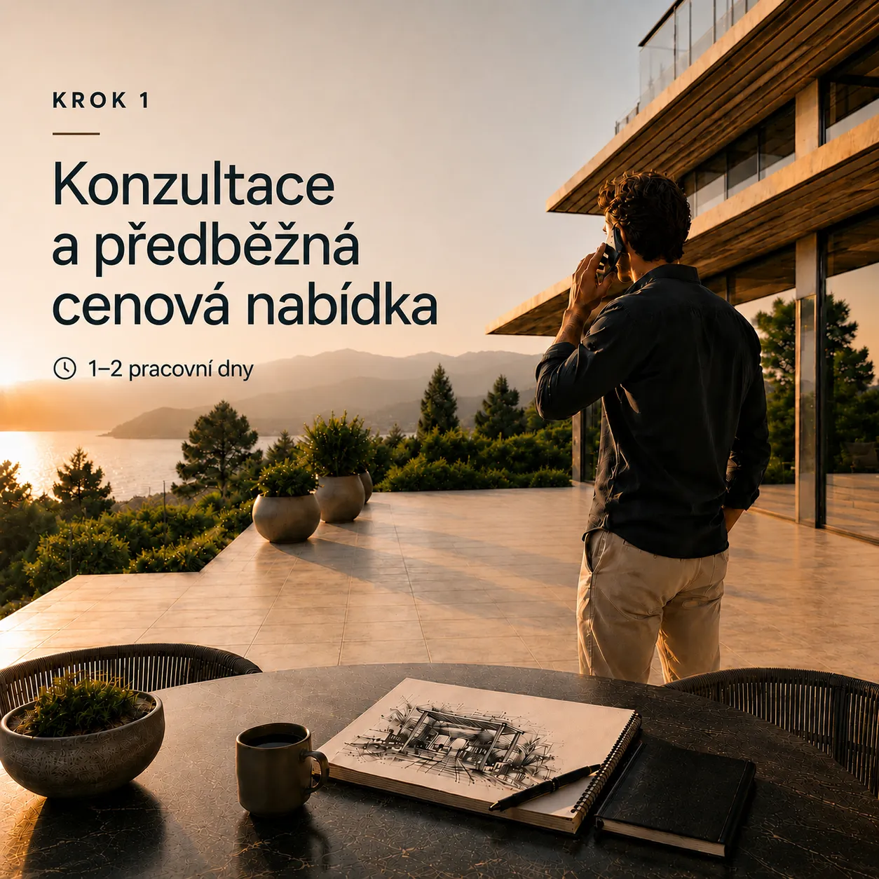Krok 1: Konzultace a předběžná cenová nabídka