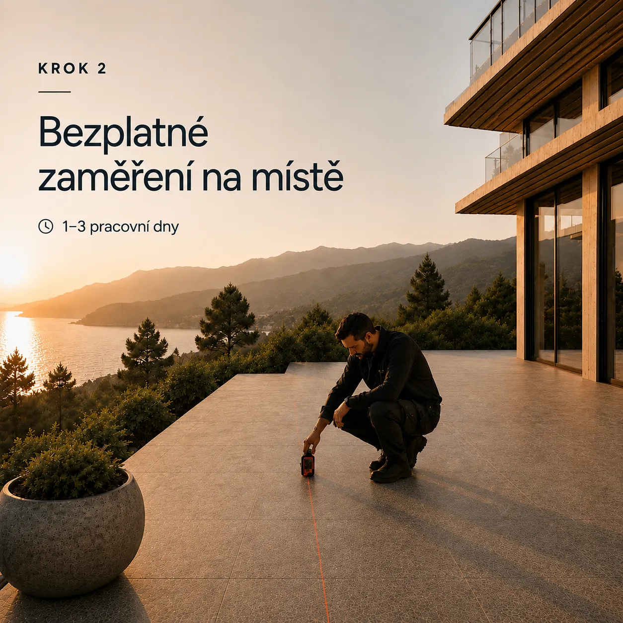 Krok 2: Bezplatné zaměření na místě