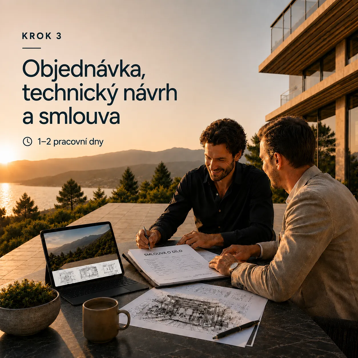 Krok 3: Objednávka, technický návrh a smlouva